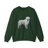 Slovensky Cuvac Unisex 50/50 Crewneck Sweatshirt
