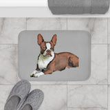 Boston Terrier 'Seely' Bathroom Rug Mat