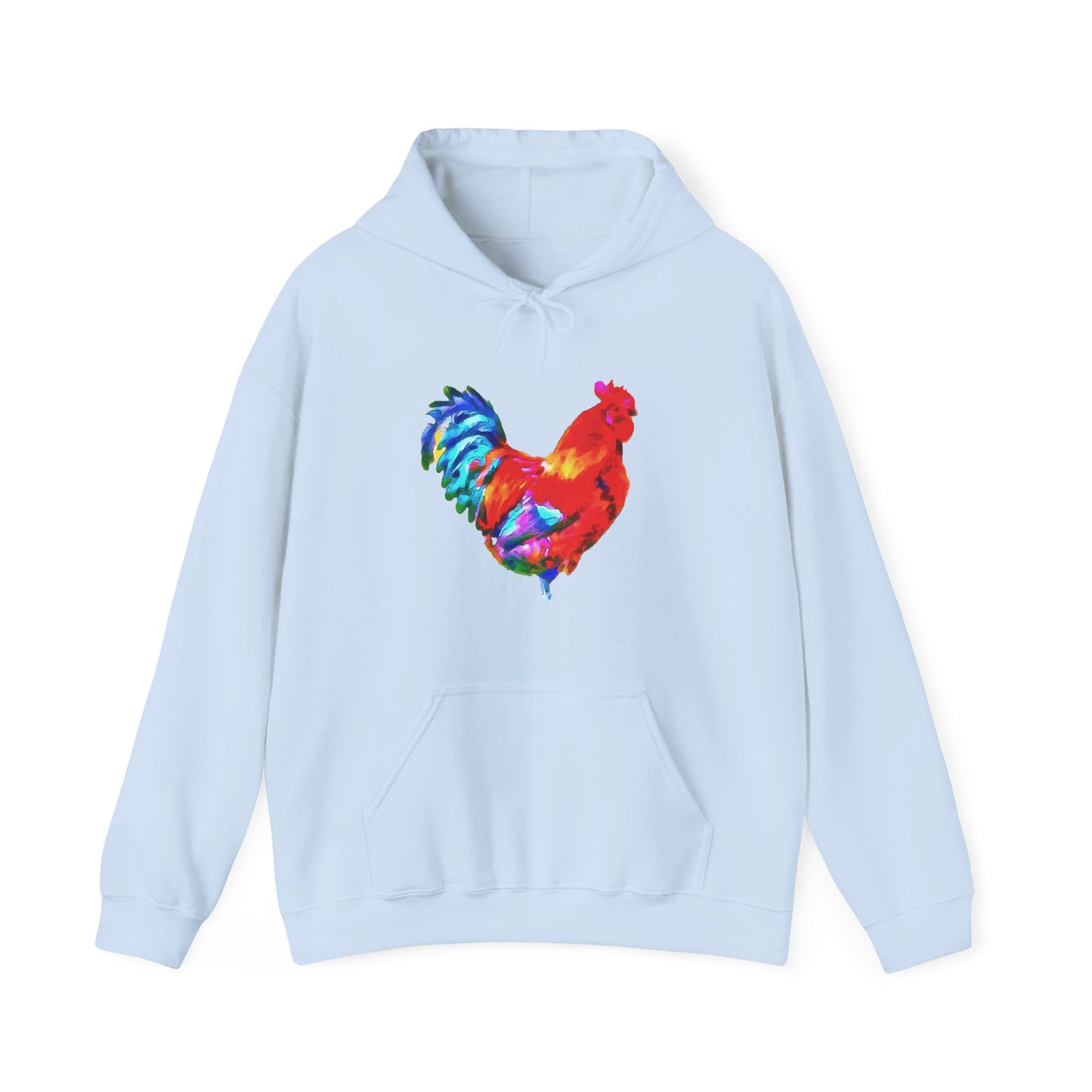 Rooster 'Craw' Unisex 50/50 Hoodie: Your Cozy Companion