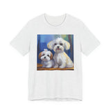 Maltese Puppies Unisex Jersey Short Sleeve Tee
