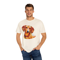 Dachshund 'Daisey' Unisex Relaxed Fit Garment-Dyed T-shirt