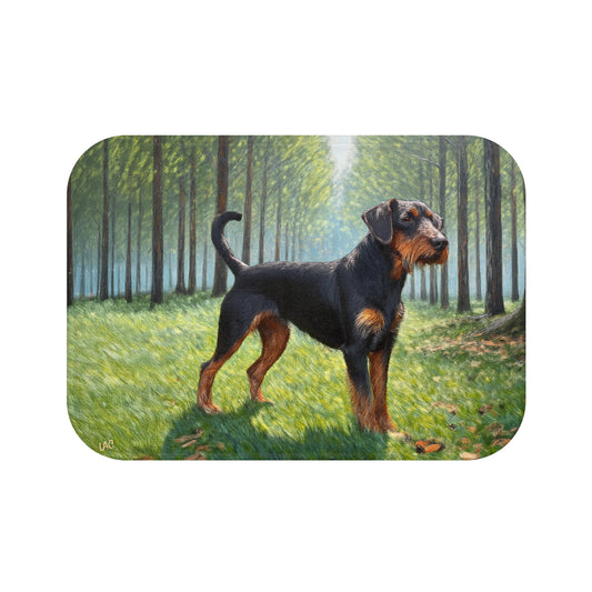 Deutscher Jagdterrier Bathroom Rug Mat