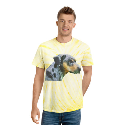 Catahoula 'Clancy' - Unisex Tie-Dye Tee, Cyclone