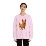 Red Heeler #2 - Unisex 50/50 Crewneck Sweatshirt
