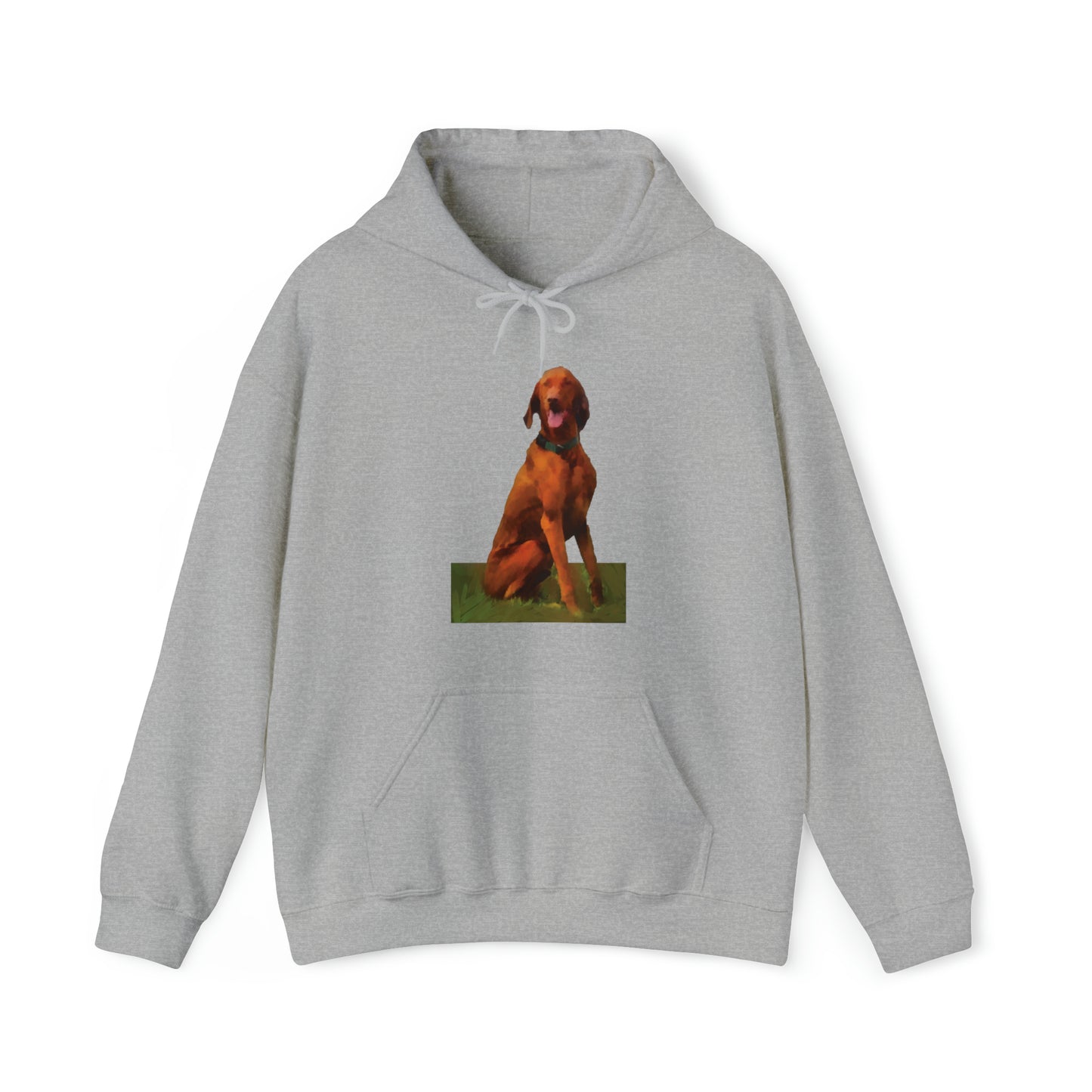 Hungarian Vizsla 'Waiting For The Bride'  Unisex 50/50 Hoodie