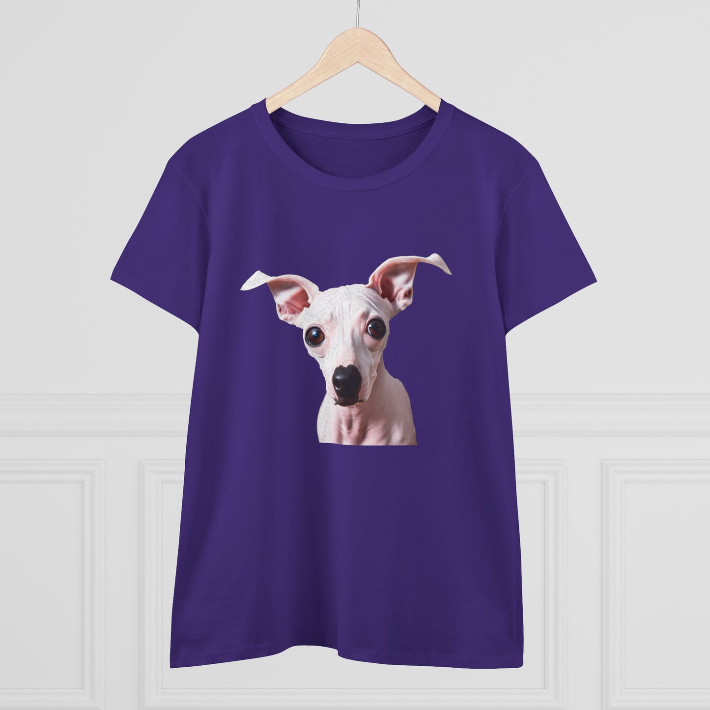 American Hairless Terrier Women's Midweight Cotton Tee
