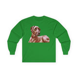 Rhodesian Ridgeback 'Thor' Unisex Cotton Long Sleeve Tee