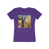 Dutch Shepherd Women's Slim Fitted Ringspun Cotton Tee