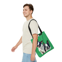 Boston  Terrriers "Skipper & Dee Dee" Tote Bag