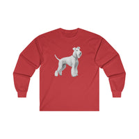 Bedlington Terrier Cotton Long Sleeve Tee