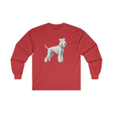 Bedlington Terrier Cotton Long Sleeve Tee