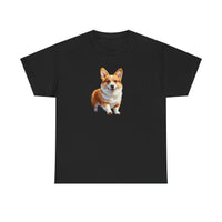 Welsh Corgie Puppy - Unisex Heavy Cotton Tee