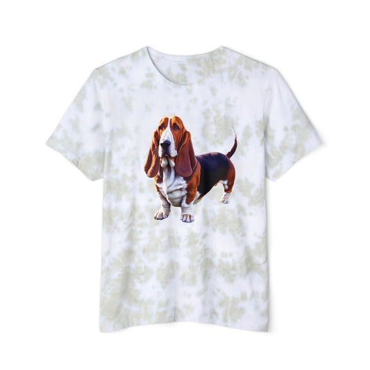 Basset Hound Unisex Fashion Tie-Dyed T-Shirt