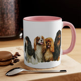 King Charles Spaniels 'Cavalier Club' Accent Coffee Mug, 11oz