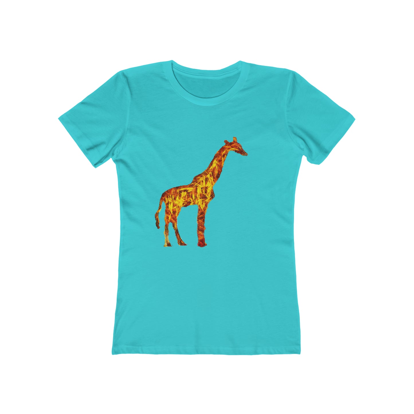 Giraffe 'Camile' -  Women's Slim Fit Ringspun Cotton T-Shirt