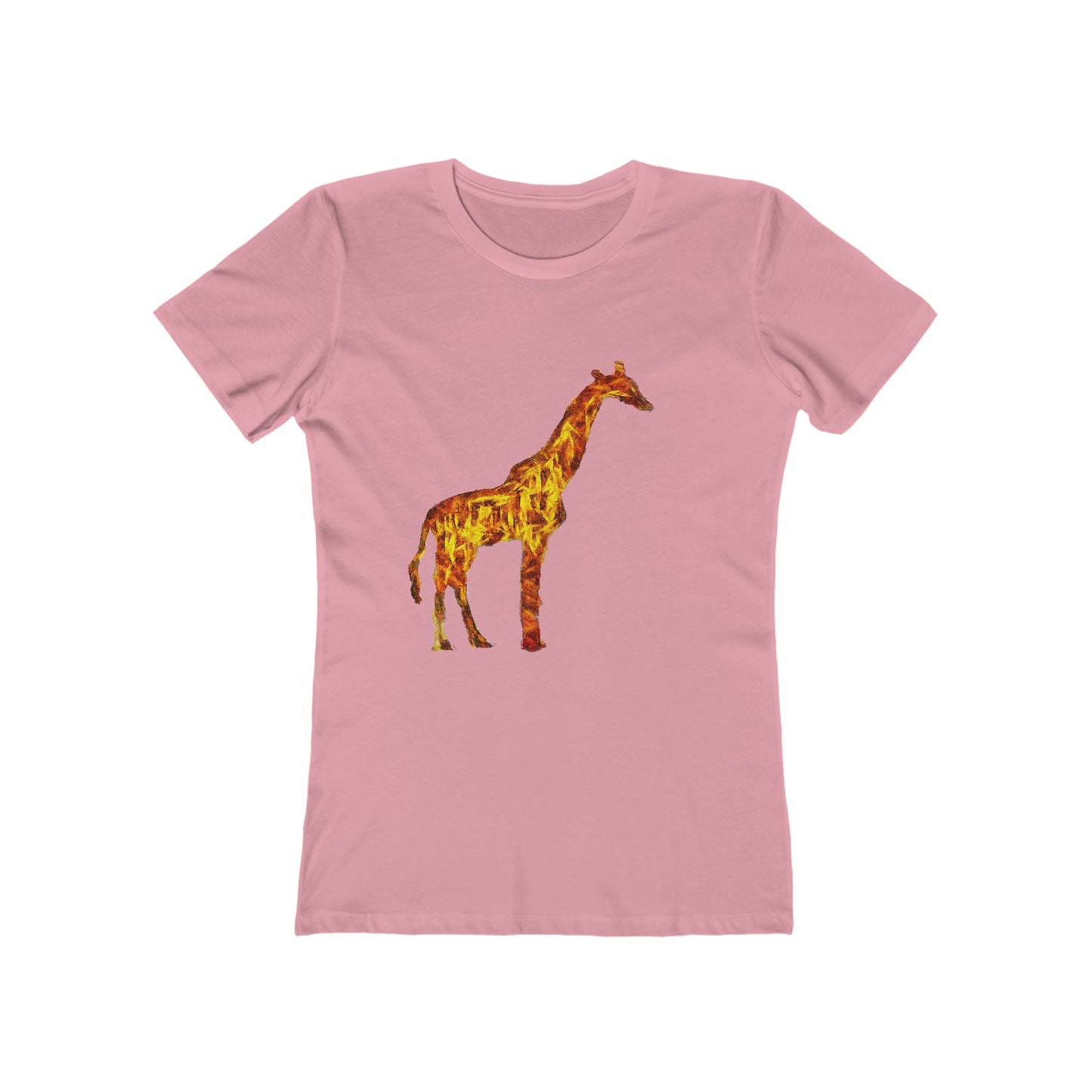 Giraffe 'Camile' -  Women's Slim Fit Ringspun Cotton T-Shirt