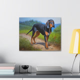 Elegant Transylvanian Scent Hound - Canvas Gallery Wraps - 20 x 16 Inches