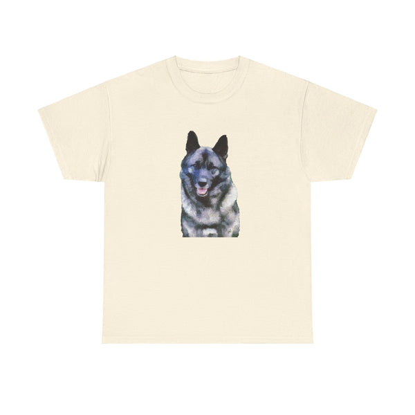 Norwegian Elkhound Unisex Heavy Cotton Tee by DoggyLips™