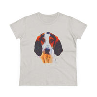 Treeing Walker Coonhound Women's Midweight Cotton Tee