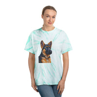 German Shepherd Puppy Classic Tie-Dye Tee, Cyclone