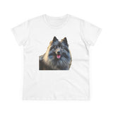 Keeshond Women's Midweight Cotton Tee