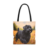 Black Russian Terrier Tote Bag (AOP)