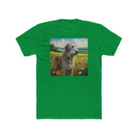 Irish Wolfhound Men's Fitted Cotton Crew Tee