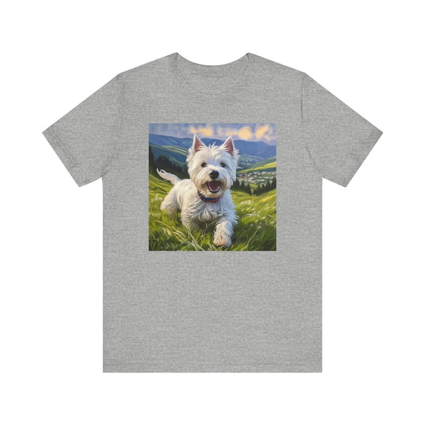 Graceful Westie Unisex Jersey Short Sleeve Tee