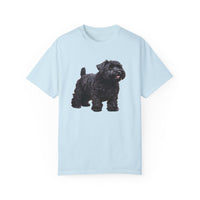 Black Russian Terrier Puppy - Unisex Garment-Dyed T-shirt