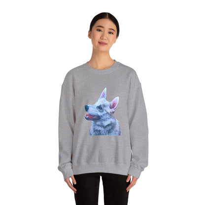 Norwegian Buhund Unisex 50/50 Crewneck Sweatshirt