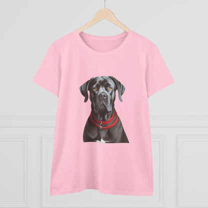 Cane Corso Women's Midweight Cotton Tee: The Comfiest Style Upgrade!