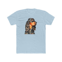 Gordon Setter 'Angus' Men's Fitted Cotton Crew Tee