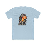 Gordon Setter 'Angus' Men's Fitted Cotton Crew Tee
