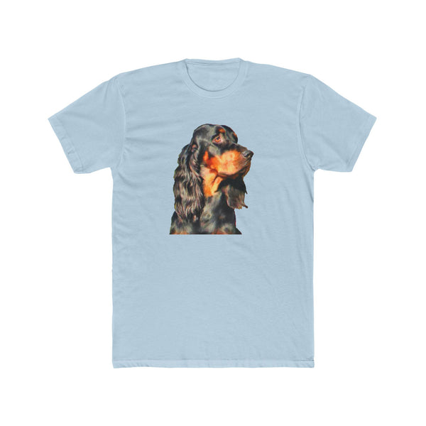 Gordon Setter 'Angus' Men's Fitted Cotton Crew Tee