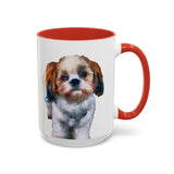 Shih-tzu Accent Ceramic Coffee Mug, 2 sizes