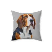 American English Coonhound Spun Polyester Square Pillow