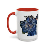 Schnauzer Ceramic Accent Coffee Mug, 2 sizes