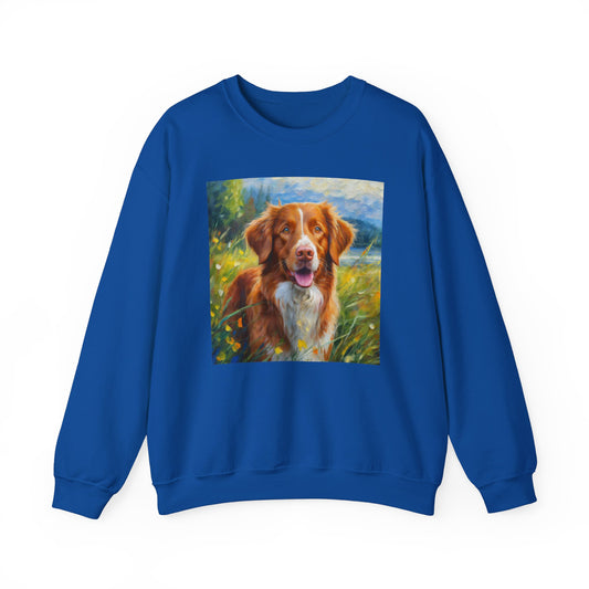 Nova Scotia Duck Tolling Retriever 'Dixie' 50/50 Crewneck Sweatshirt