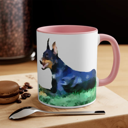 Doberman Pinscher Ceramic Accent Coffee Mug, 11oz