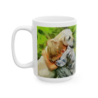 Yellow Labrador Retriever Ceramic Mug - 2 Sizes