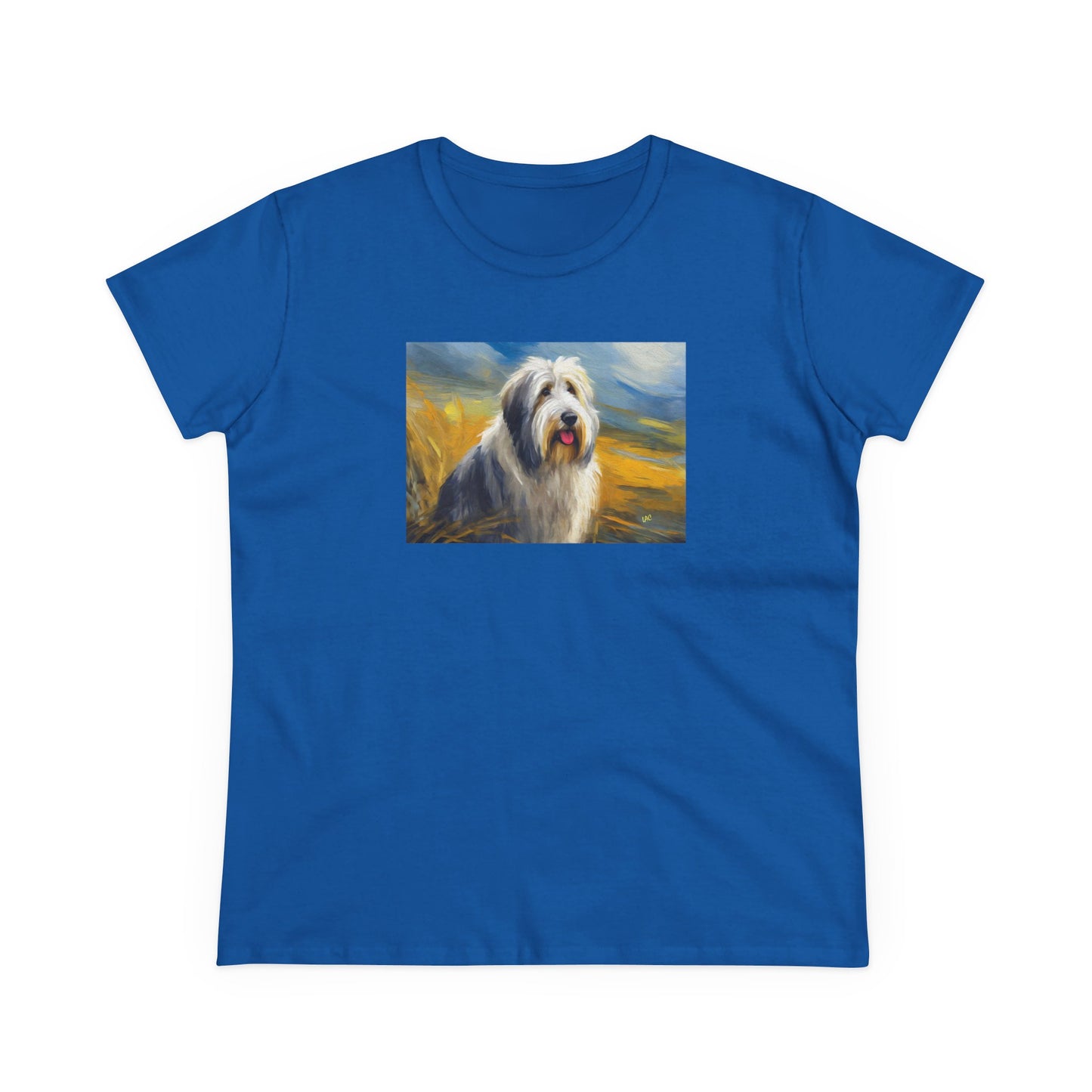 Old English Sheepdog Women's Midweight Cotton Tee