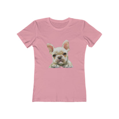 French Bulldog 'Bouvier' Women's Slim Fit Ringspun Cotton T-Shirt