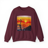 Big Sur Sunset at Pfeiffer Beach - Unisex 50/50 Crewneck Sweatshirt
