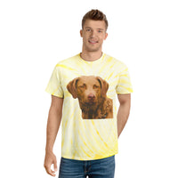 Chesapeake Bay Retriever Unisex Tie-Dye Tee, Cyclone