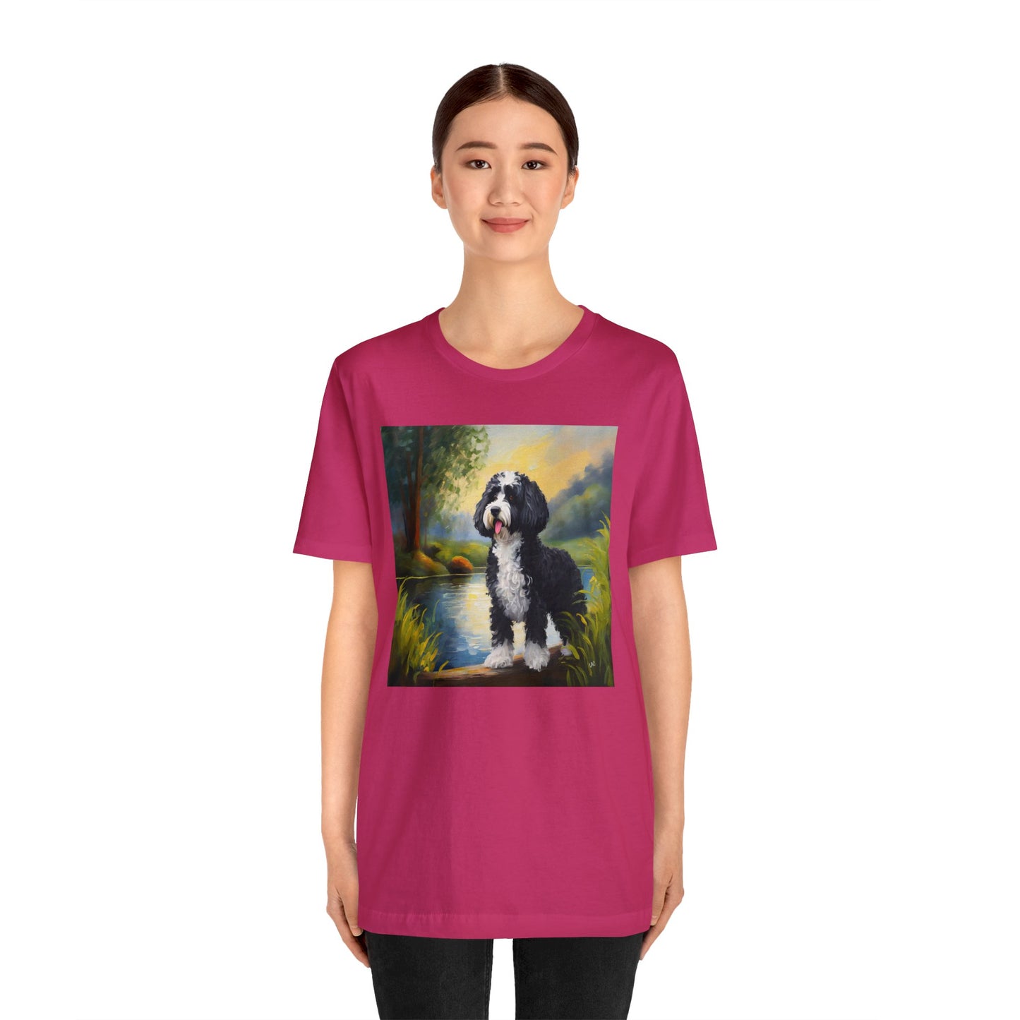 Portuguese Water Dog Jersey Short Sleeve Tee