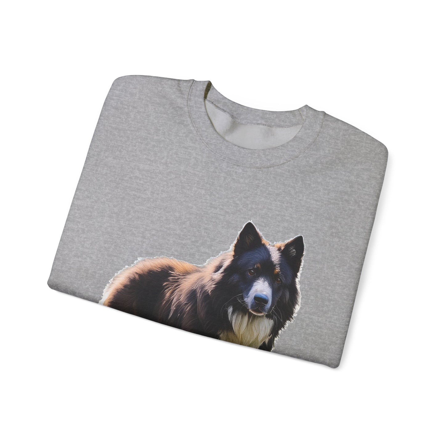 Karelian Bear Dog -- Unisex 50/50 Crewneck Sweatshirt