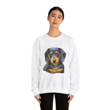 Dachshund 'Doxie #2' Unisex 50/50 Crewneck Sweatshirt