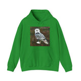 Snowy White Owl - Unisex 50/50 Hoodie
