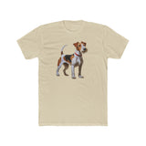 Wire Fox Terrier - Men's Fitted Cotton Crew Tee