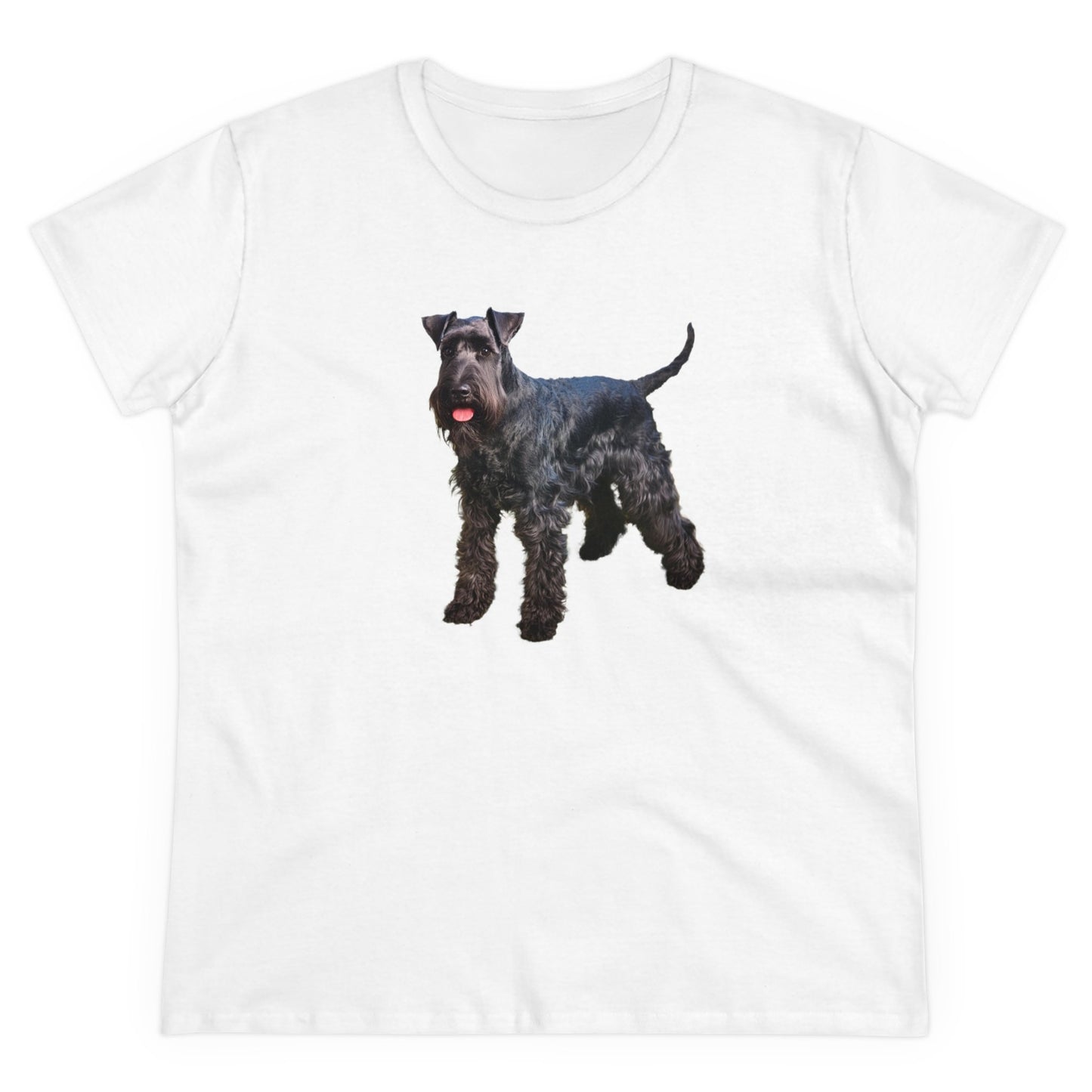 Kerry Blue Terrier Women's Midweight Cotton Tee